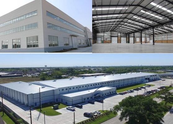 Prefab Portal Frame Steel Structure Building For Storage With H-Section ...