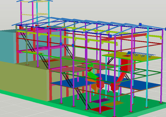 Q355B Platform Steel Structure Customized Galvanized Steel Platform ISO9001