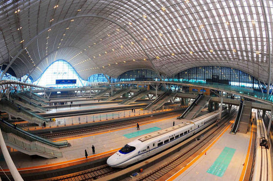 Q235B / Q355B Commercial Steel Frame Building Decoiling Steel Grid Frame
