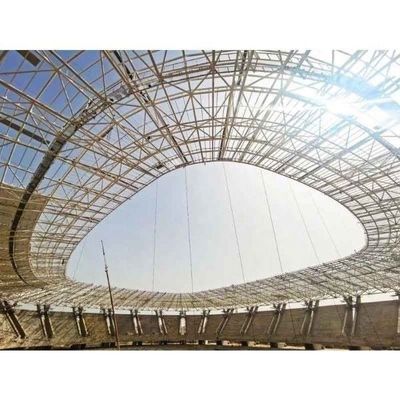 Large Span Steel Structure Stadium Reliable Prefab Space Frame Construction