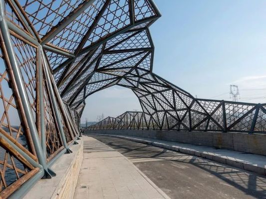Customized Prefab Steel Structure Bridge Corridor Light Steel ISO9001
