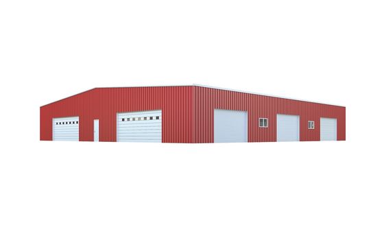 40*100 Customized Grid Steel Structure Building Warehouse GB