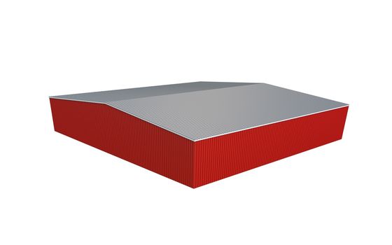40*100 Customized Grid Steel Structure Building Warehouse GB