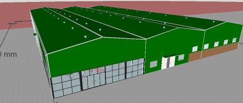 Light Steel Structure Maintenance Shop Workshop Warehoues Customized