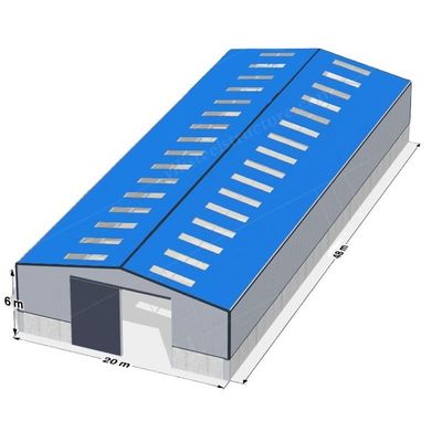 Q355B Steel Structure For Warehouse Workshop Building Storage