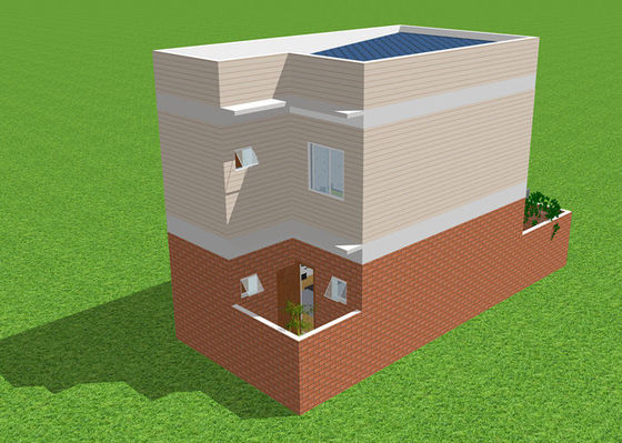 Galvanised Prefab Lightweight Steel House Duplex Villa Apartment