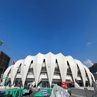 Recyclable Steel Structure Stadium Anti Rust Prefab Metal Building Gym