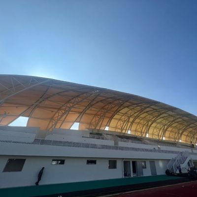 Recyclable Steel Structure Stadium Anti Rust Prefab Metal Building Gym
