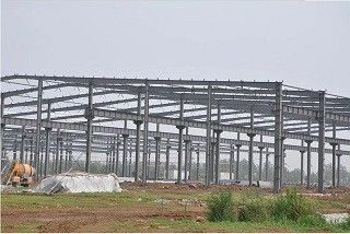H Section Steel Structure Building Workshop Customized Dimension