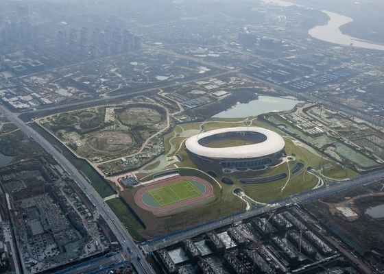 Q235B / Q355B Steel Structure Stadium Construction Prefab Structural Steel