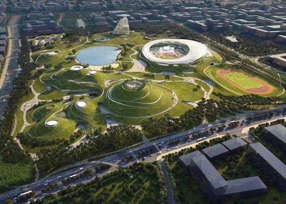 Q235B / Q355B Steel Structure Stadium Construction Prefab Structural Steel