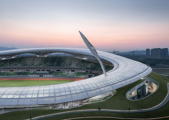 Galvanized Steel Structure Stadium Lightweight Prefab Steel Building Gymnasium