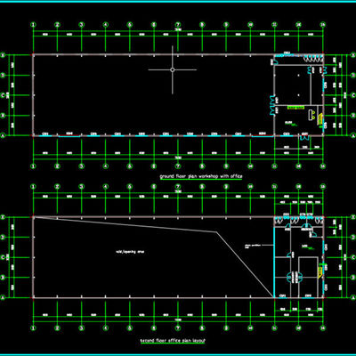 Q355 / Q235 Steel Structure Farm Frame Prefab Building Construction GB
