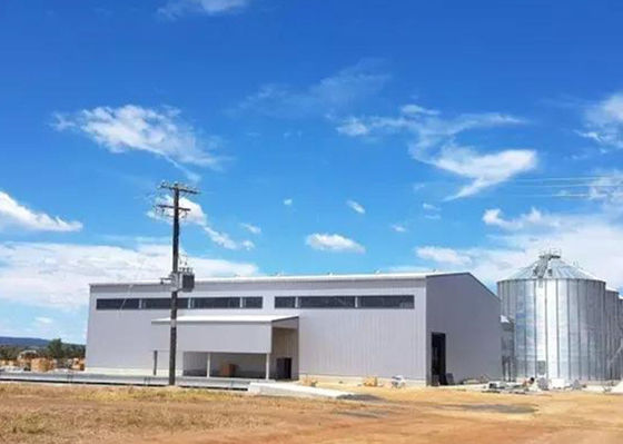 Q235 / Q355 Steel Structure Workshop Prefabricated Steel Frame Buildings