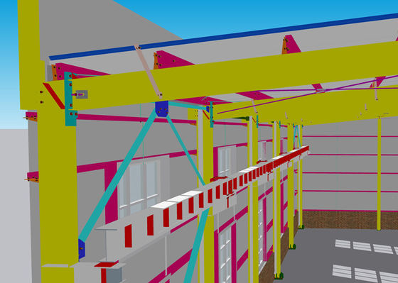Q235 / Q355 Steel Structure Workshop Prefabricated Steel Frame Buildings