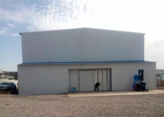Prefab Steel Portal Frame House Building Large Span Durable CE