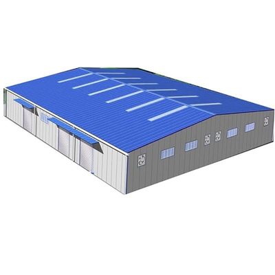 Prefabricated Large Span Steel Structure Workshop Warehouse Windproof