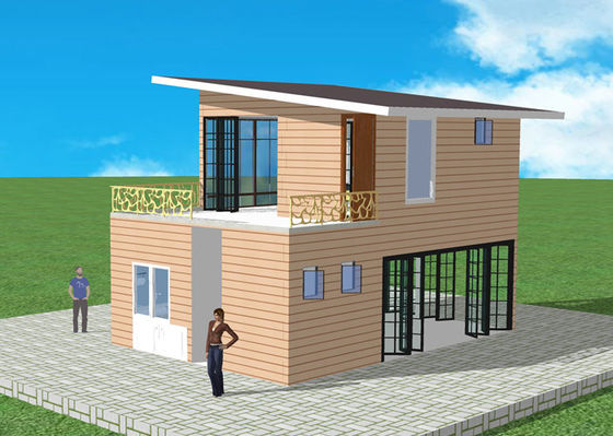 Prefab Lightweight Steel Structure Q235 Light Steel Villa Duplex Apartment