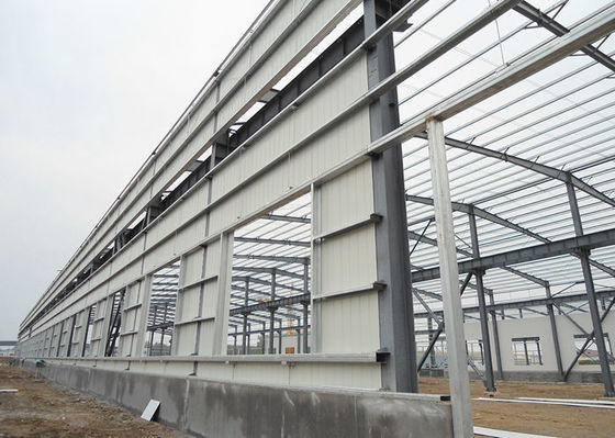 Prefab Industrial Commercial Steel Frame Building Windproof Exhibition Hall