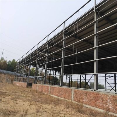 Fireproof Large Span Steel Structure Workshop Frame Prefabricated ISO9001