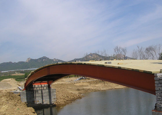 Q355B Steel Structure Bridge Construction Galvanized Prefabricated
