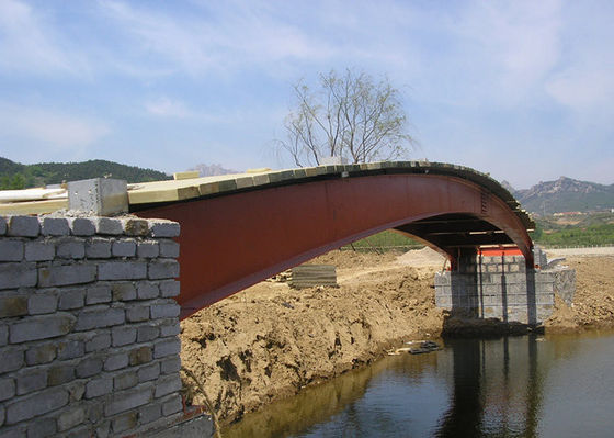 Q355B Steel Structure Bridge Construction Galvanized Prefabricated