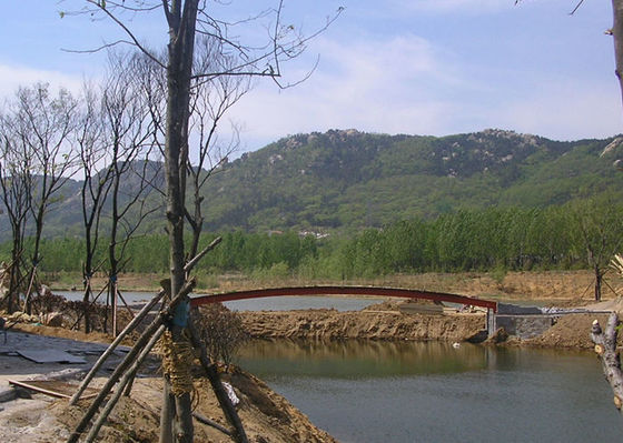 Q355B Steel Structure Bridge Construction Galvanized Prefabricated