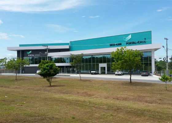 Q355 Steel Frame Commercial Buildings Windproof Steel Structure Exhibition Hall