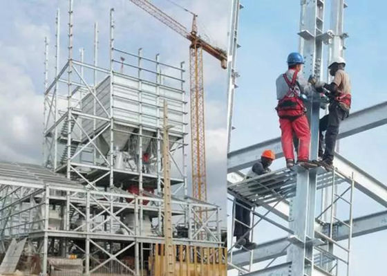 Galvanized Steel Structure Workshop Steel Frame Prefab Industrial GB