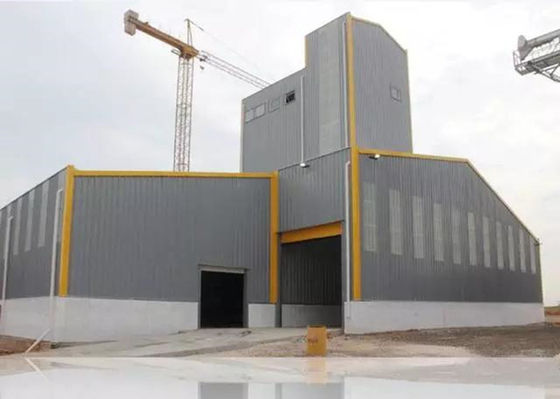Galvanized Steel Structure Workshop Steel Frame Prefab Industrial GB