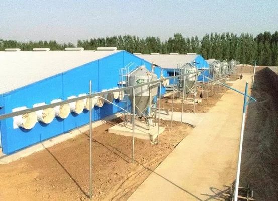OEM / ODM Steel Structure Pig House Fireproof Prefab Farm Buildings