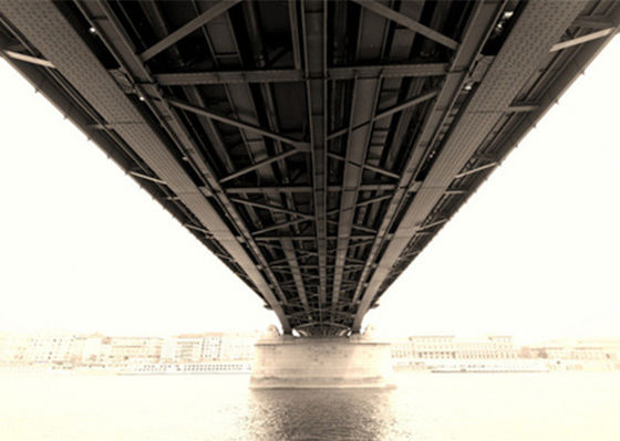 Structure Prefabricated Steel Truss Pedestrian Bridge Construction