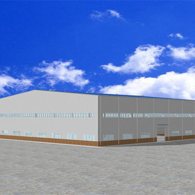 50m*50m Prefabricated Industry Steel Structure Workshop Processing Buildings