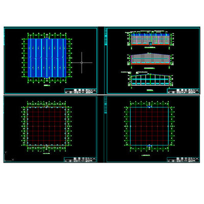 50m*50m Prefabricated Industry Steel Structure Workshop Processing Buildings