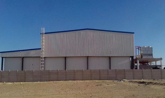 Prefabricated Warehouse Steel Frame Storage Building Portal Q235B