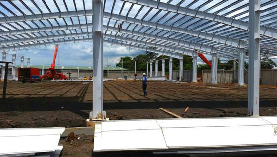 Prefab Portal Frame Steel Structure Building Warehouse GB Standard