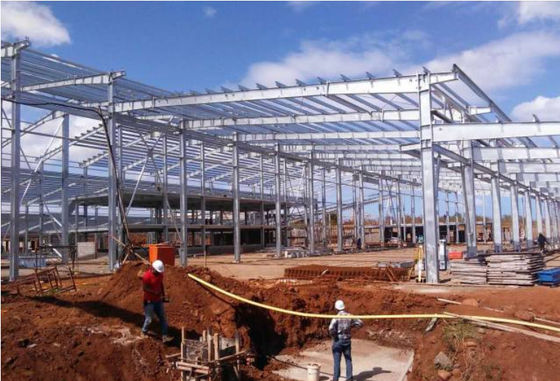Prefab Portal Frame Steel Structure Building Warehouse GB Standard
