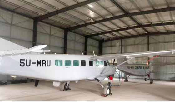 Prefabricated Fabrication Aircraft Hangar Made Of Steel Structure Materials