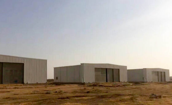 Prefabricated Fabrication Aircraft Hangar Made Of Steel Structure Materials
