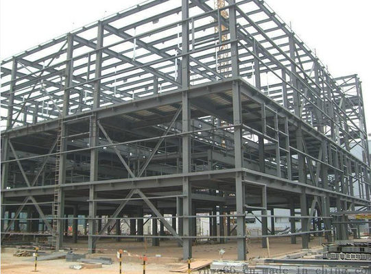 Sturdy Prefabricated Commercial Metal Office Buildings Windproof