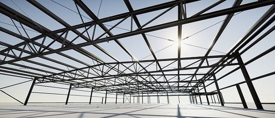 Optional Lift Steel Structure Warehouse With C/Z-Section Steel Purlin