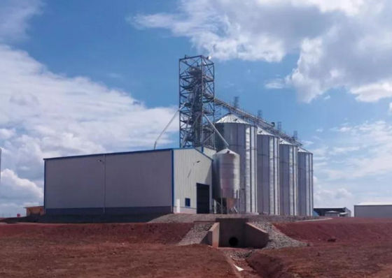 Q355B Q235B Steel Structure Platform Prefab Steel Warehouse Construction