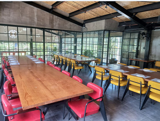 Customized Commercial Prefab  Buildings Used For Restaurant With Lightweight Steel Frame