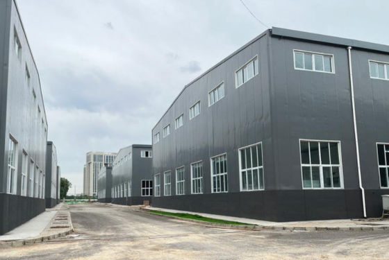 Commercial Prefabricated Office Building Lightweight Steel Portal Frame Q355B