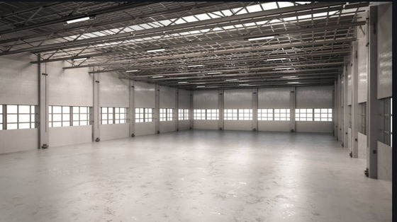 Commercial Prefabricated Office Building Lightweight Steel Portal Frame Q355B
