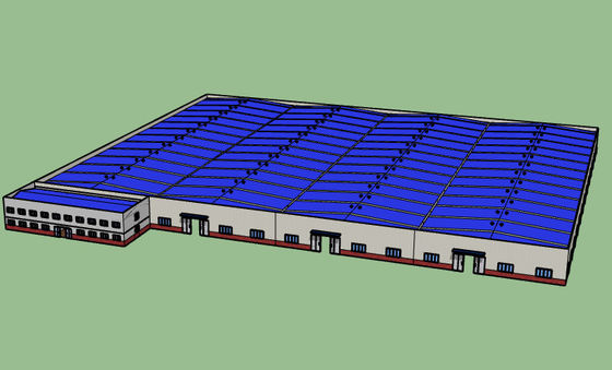 Light Weight Steel Frame Chocolate Processing Factory Of Steel Structure Construction