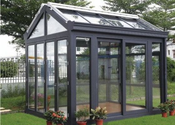 Winter Garden Sunlight Room Small Steel Venlo Glass Greenhouse Laid Back