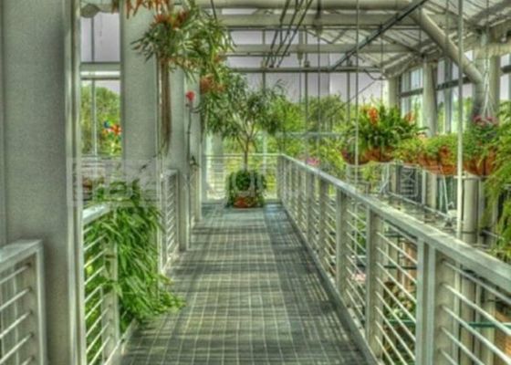 Galvanized Pipe Sightseeing Greenhouse Restaurant Custom Shaped 4600㎡