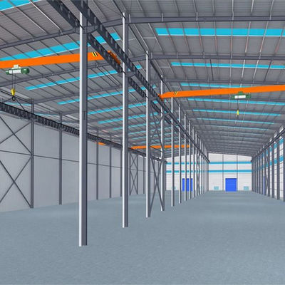 Customized Fabricated Alloy/PVC Window Steel Structure Frame Workshop