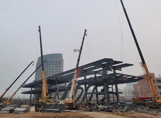 Q355B Q235B Commercial Prefabricated Steel Building Steel Structure